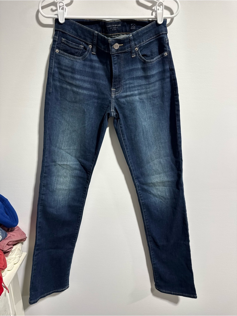 Lucky Brand Women's Mid-Rise Dark Wash Skinny Jeans - Blue Size 6